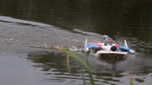 Новые испытания модели экраноплана