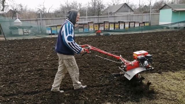 Мотоблок Форте 1050g Фрезерование не большого участка!