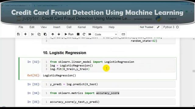 18. Project 13 Credit Card Fraud Detection using Machine Learning | Machine Learning Projects смотреть онлайн