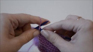 Тапочки следки спицами / оригинальный способ вязания