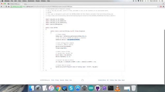 Raspberry Pi AD7999 I2C Analog to Digital Converter Java Tutorial смотреть онлайн