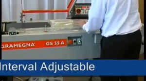 Gramegna GS55/A Semi-auto L sealer + GT40 Shrink tunnel