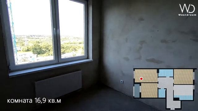 Новостройка в Калининграде, Центральный район. Квартира от застройщика.