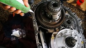 Замена внутреннего фильтра АКПП Mitsubishi Galant  EA5W коробка F4A42-2-E6A MMC-EXCLUSIVE ODESSA