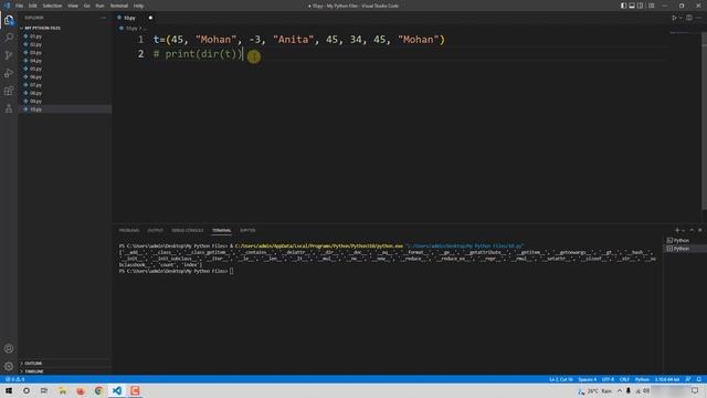 Python Tutorial For Absolute Beginners - 20 - Dir function