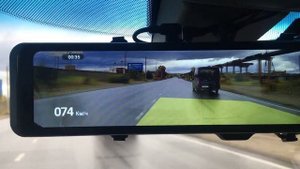 TrendVision MR-1100. Работа системы «Предупреждения столкновений».