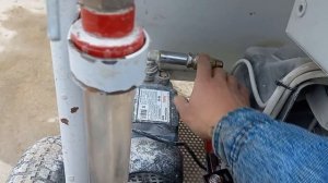 Электромагнитный клапан воды на штукатурной станции.