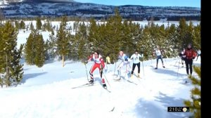 Colorado High School Nordic race Girls 5K 01/11/2014