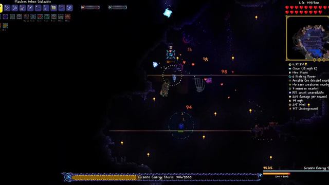 The Terrarian Challenge: Granite Energy Storm Guide. смотреть онлайн