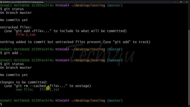 Git commands with examples using git bash | git and github (Part 04)