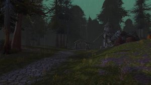 Tirisfal Glades - Music & Rain Ambience | World of Warcraft Classic