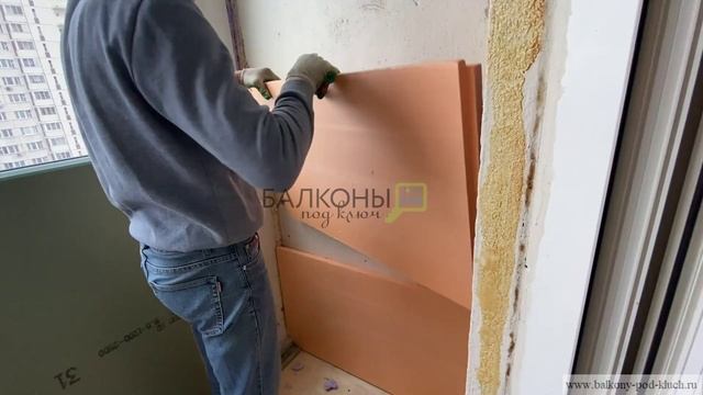 Отделка балкона гипсокартоном. смотреть онлайн