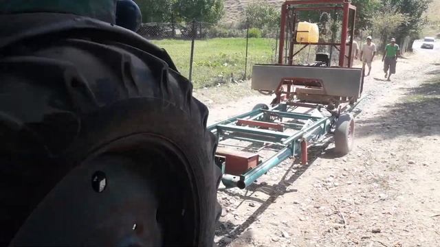 Ленточная пилорама своими руками. (Передвижная) смотреть онлайн