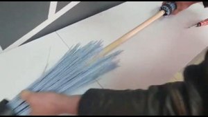 Сборка метлы садовой 5 колец