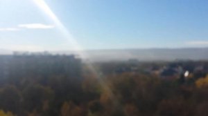 Вид на Эльбрус из санатория в Ессентуках