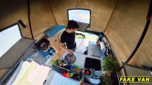 Van tour Ford Transit Westfalia Nugget del 2003 FAKE VAN