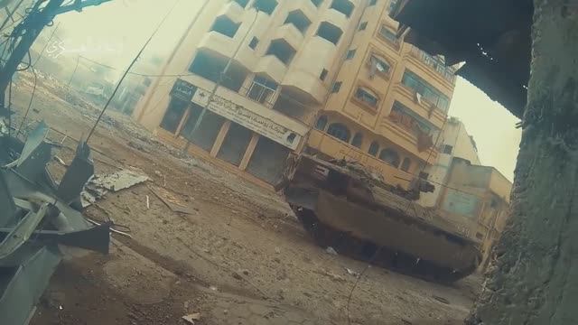 Фирменное подбитие бронетехники ЦАХАЛ бойцами ХАМАС