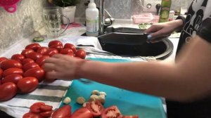 Вяленые прмидоры/Рецепт вяленых помидоров в духовке/Как я делаю вяленые томаты/