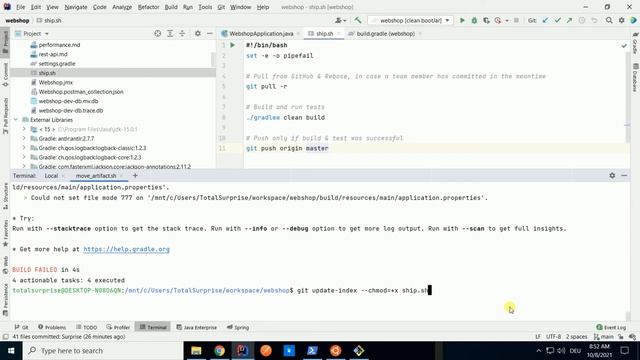git update-index: Linux file permissions - Java Backend Development 29 смотреть онлайн
