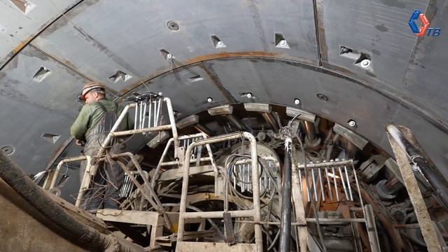 Выход щита «Виктория» на участке «Народное Ополчение» – «Звенигородская» Рублёво-Архангельской лини смотреть онлайн