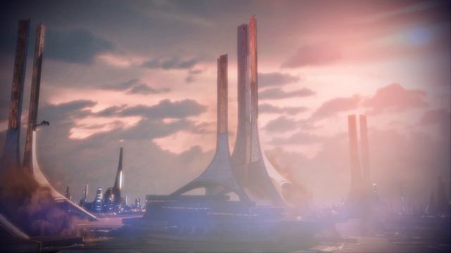 Mass Effect 3 Thessia Skyline Dreamscene Video Wallpaper смотреть онлайн