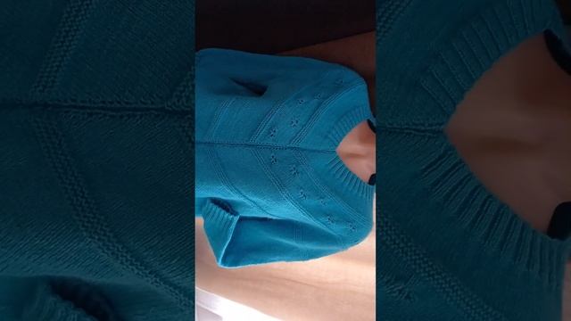 Джемпер пЕпела( бабочка). Пряжа Норка. ТреУгольный Реглан. Обзор. #лаларисавязание #вяжемспицами ТУ