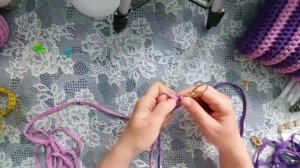 Ремень/ручка для сумки/рюкзака в технике макраме. Belt/handle for a bag/backpack - macrame techniqu