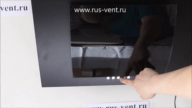 Кухонная вытяжка Maunfeld TOWER ROUND 600мм черный смотреть онлайн