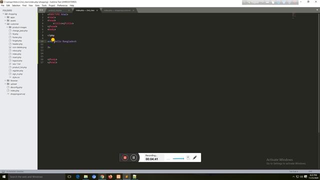 PHP Bangla Tutorial : Basic PHP Syntax Bangla Tutorial part-01 смотреть онлайн