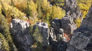 Инзерские зубчатки. Видео с дрона.