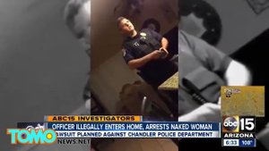 Полицейские нелегально проникли в дом и арестовали голую хозяйку