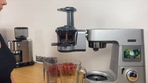 Делаем томатный сок с насадкой KAX720 Kenwood