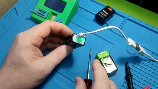 Хорошие и плохие аккумуляторы в формате Кроны, 6F22 Мини тест