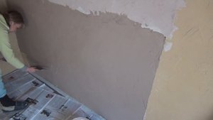 Штукатурка стен. Фактура гранж и кантри с помощью Ротбанд. Ремонт – это просто. Часть 5