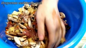 ? Мясо с овощами и грибами в горшочках. Отличный вариант вкусного ПП обеда или ужина в духовке.