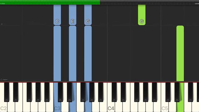Fred Hamm - Bye Bye Blues - Easy Piano with Chords смотреть онлайн