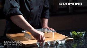 Гриль SteakMaster REDMOND RGM-M800, рецепт "Аджапсандал в фольге"