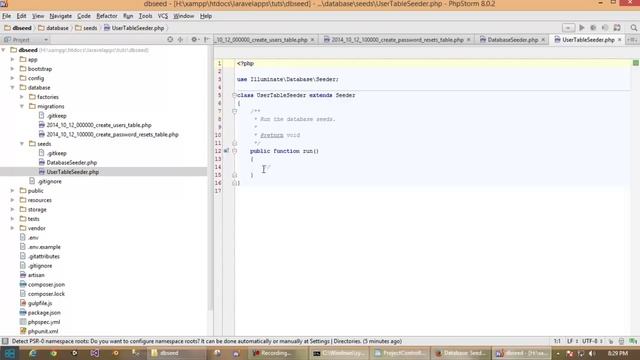 Laravel 5 tutorial - Database Seeding Using Faker смотреть онлайн