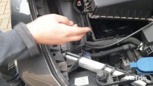 Замена воздушного фильтра мерседес в246/ Filter wechsel mercedes w 246.