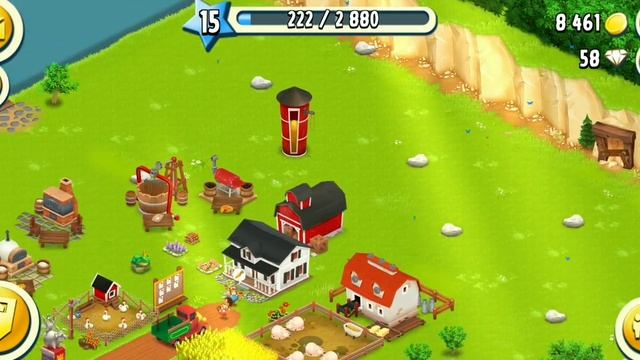 Hay Day. Уровень #15. Расчищаем территорию. смотреть онлайн