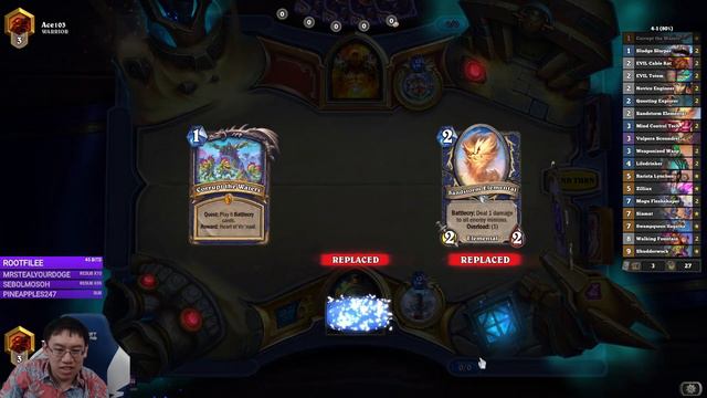 Quest Shaman Evolution & Fleshshaper Sleeper OP? | Saviors of Uldum | Hearthstone смотреть онлайн