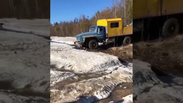 УРАЛ по бездорожью. Урал сила, урал мощь.