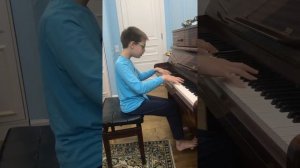 Бах. Трехголосная инвенция ми бемоль мажор
