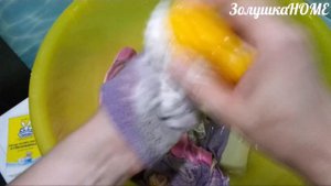 Как легко отстирать детские носочки и воротнички белых рубашек.