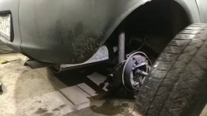 ford ka, форд ка замена задних ступичных подшипников