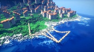 Minecraft Island City!! Minecraft Timelapse!