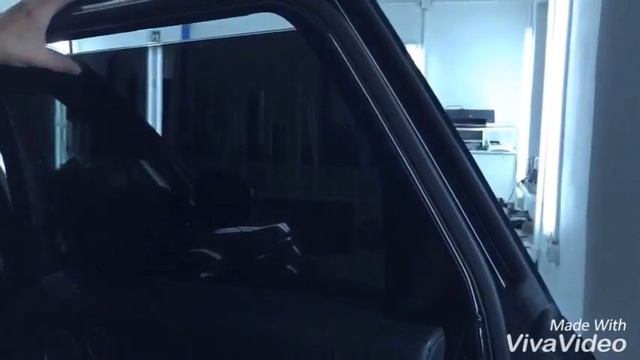 Тонировка без разбора обшивок и снятия стёкол на Range Rover Sport