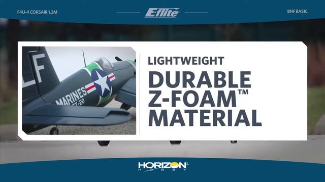 DARBRORC - E flite® F 4U 4 Corsair 1.2m BNF Basic смотреть онлайн