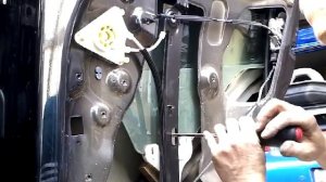 Как снять извлечь заменить стекло задней двери SEAT ALTEA XL(2007)demontaz zamiana szyby drzwi tyl!