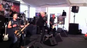 Djerv madman live at the wacken 2012 press tent.